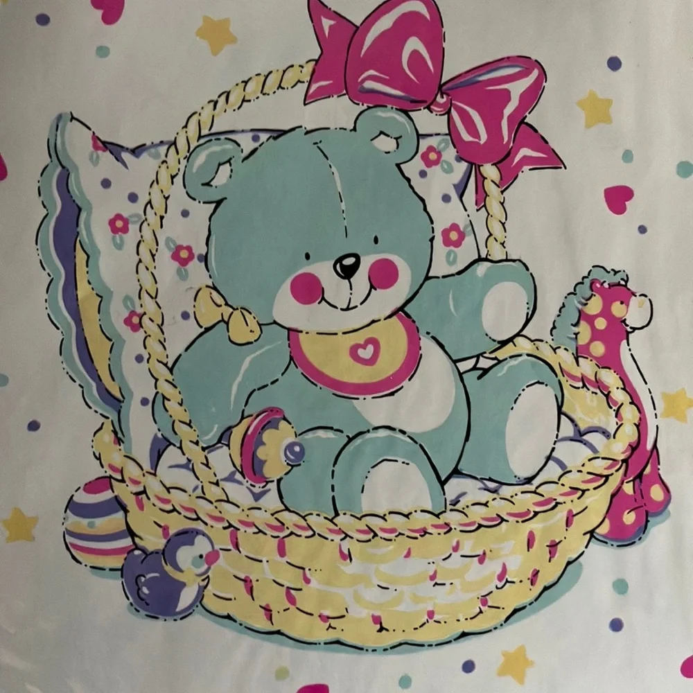 Vintage Cute Bear Gift Wrap Sheets‎ - Sealed New Old Stock